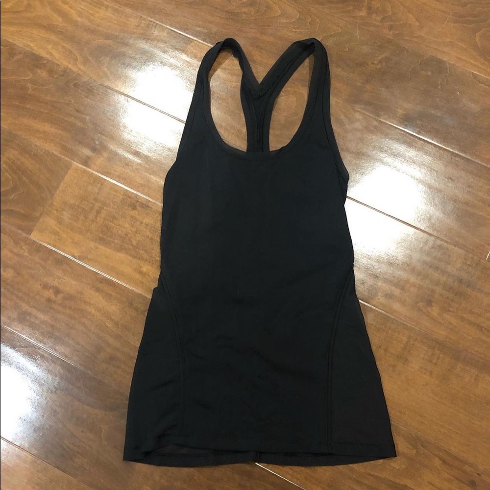 LULULEMON BLACK MESH TANK